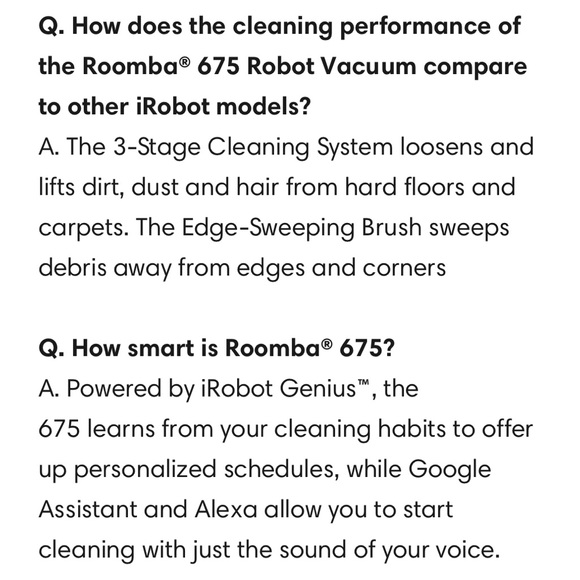 iRobot Roomba 675Wi-Fi® Robot Vacuum #1R675020 - Picture 10 of 13